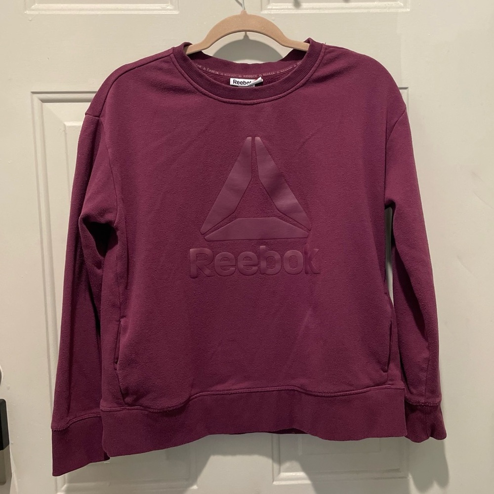 Reebok sweatshirt woman’s M pockets